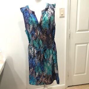 Flynn & Rose blue casual dress woman size 1X